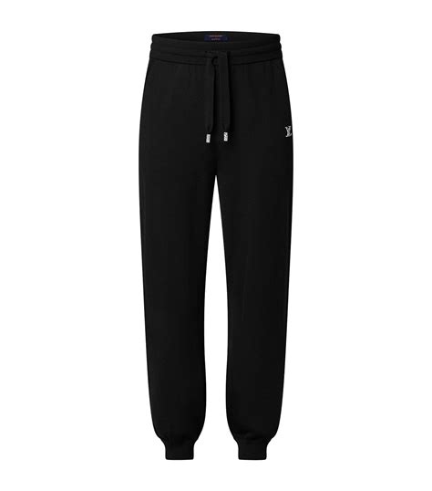 louis vuitton black sweatpants